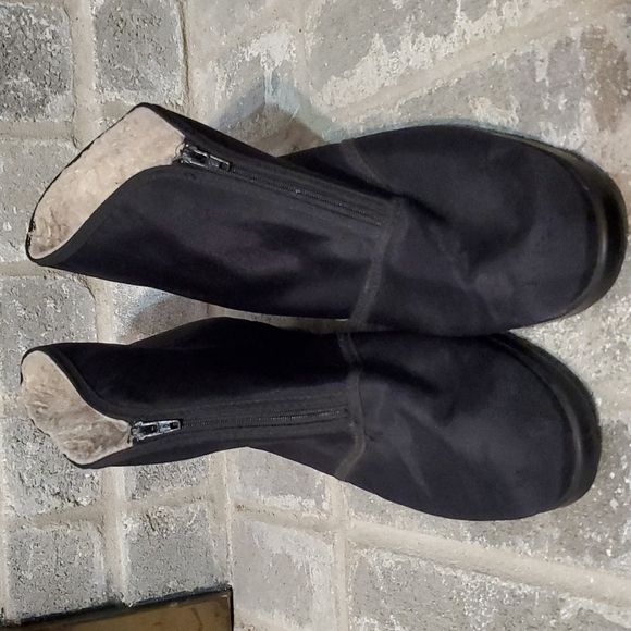 Outdorables Ankle Boots Womens Size 9 Shoes Faux Fur Daniels - Picture 2 of 11